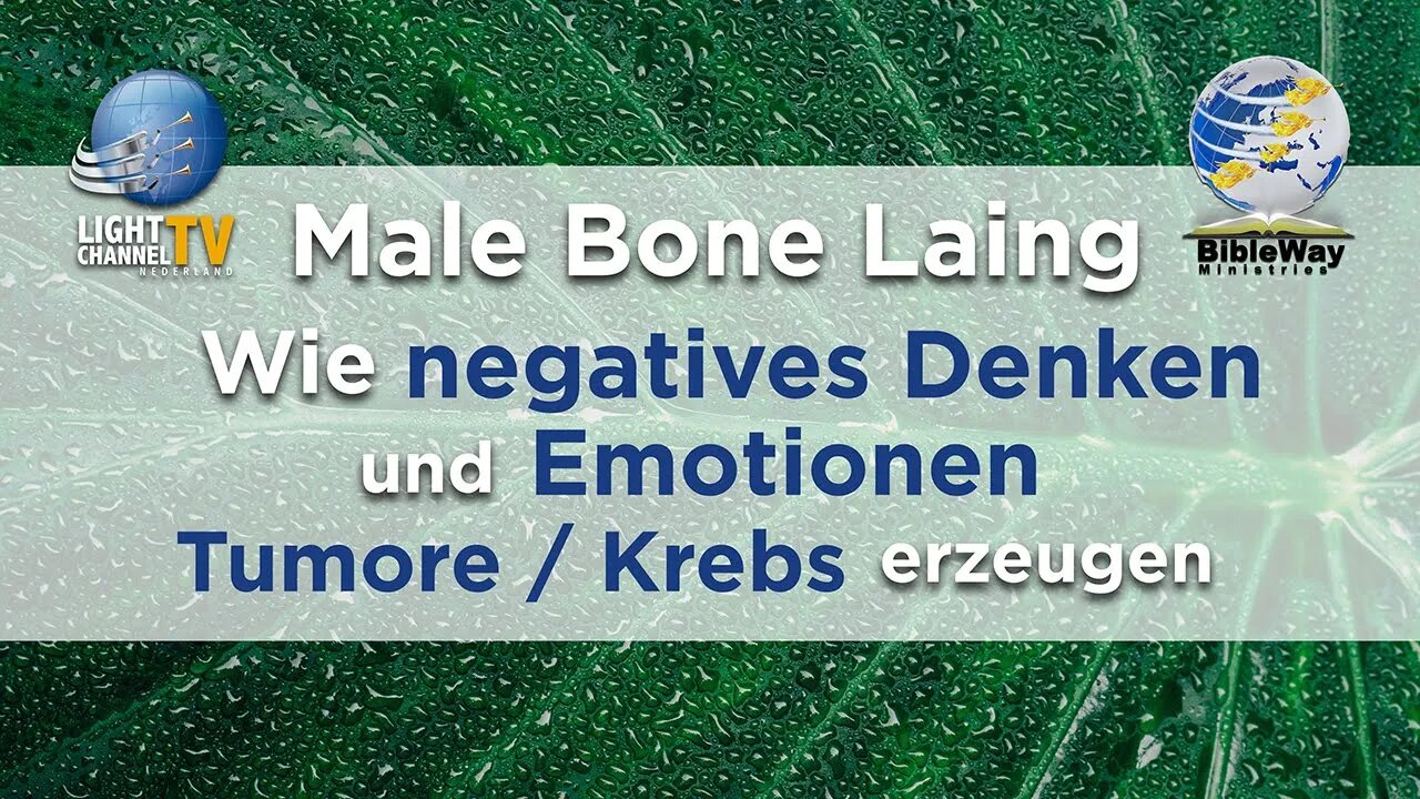 How negative thinking and emotions cause cancer tumours - Male Bone Laing