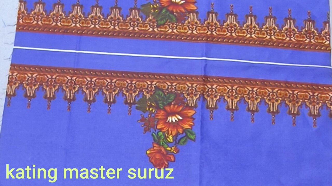 প্রিন্ট কাপড়ে কামিজের হাতা কাটিং | Sleeve Cutting in Printed Fabric | Short Tutorial