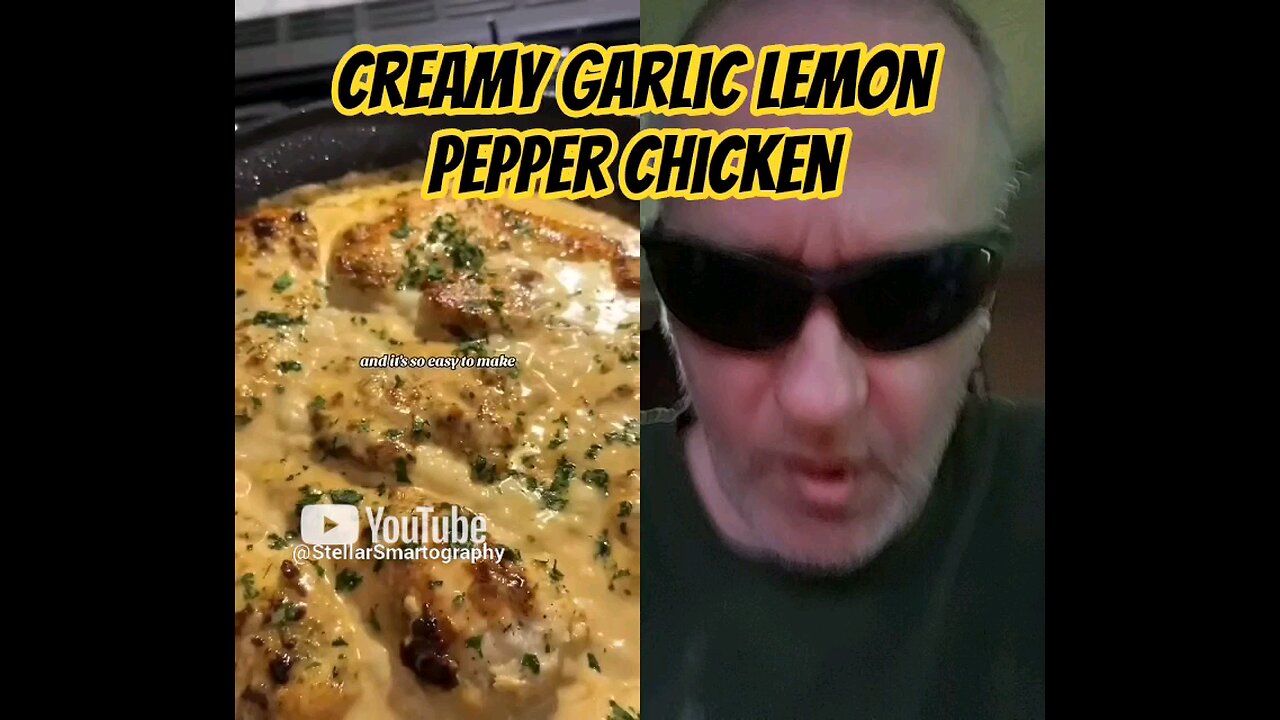 Creamy Lemon Pepper Garlic Chicken DELICIOUS