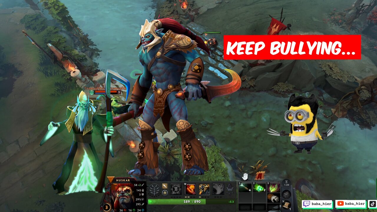One word to win Dota games... Bullying