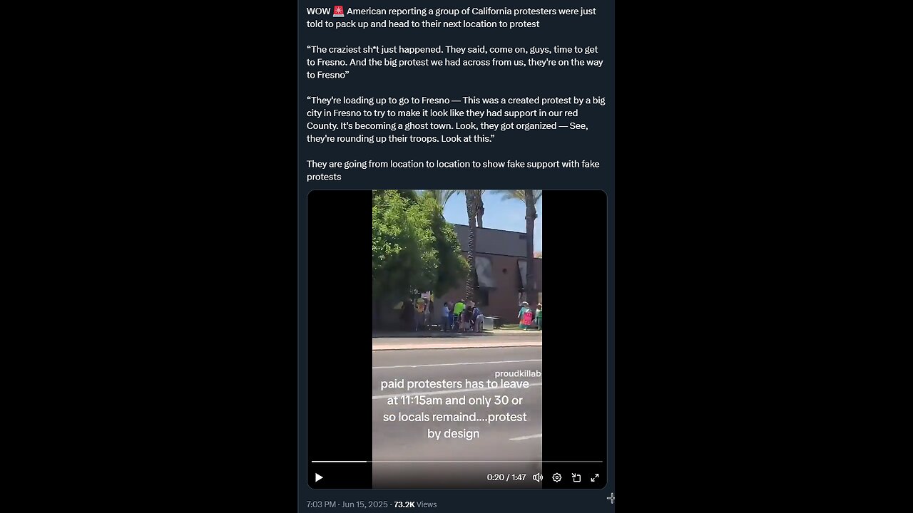 WOW American reporting a group of California protesters were just told to pack up and head to their