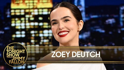 Zoey Deutch Secretly Knew About Her Proposal, Quizzes Jimmy on French Movie Titles (Extended)