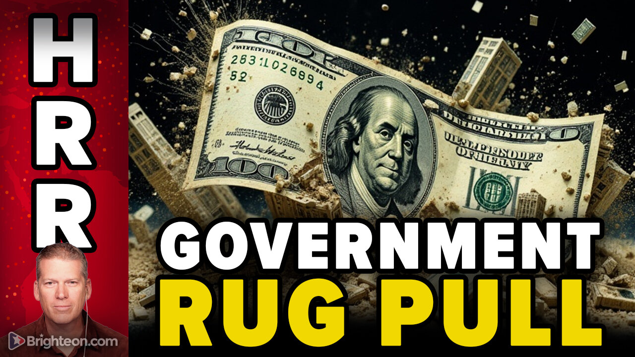 Prepare for the next great GOVERNMENT RUG PULL that will leave millions impoverished