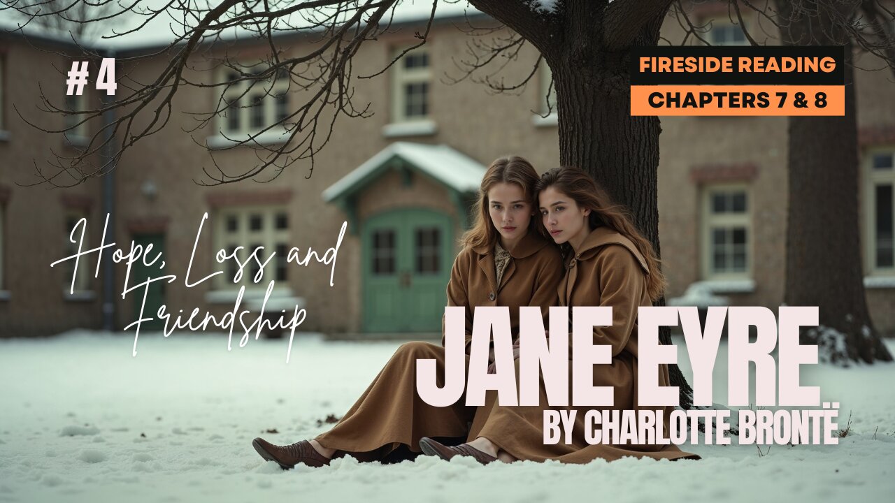 Jane Eyre – Chapters 7 & 8 | Fireside Pages Audiobook with Fireplace Ambience