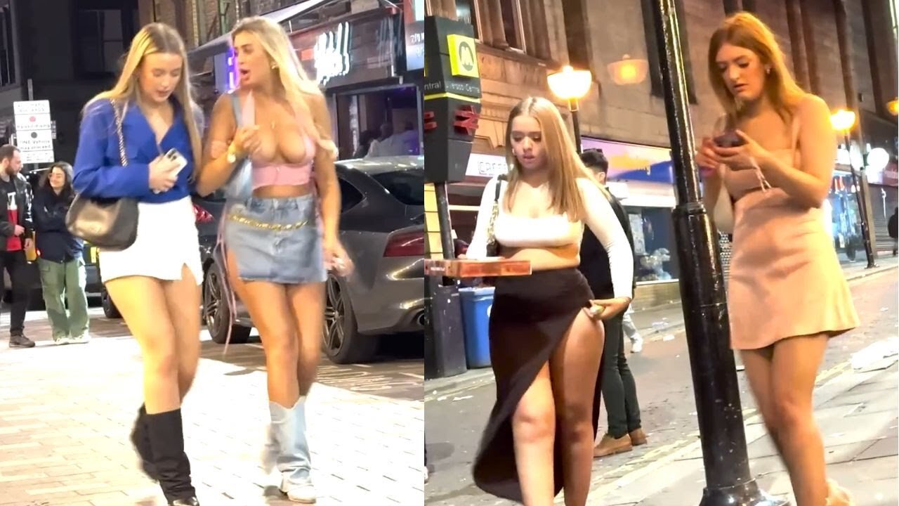 Crazy Nightlife in LIVERPOOL | Best Moments, Beautiful Girls & Giant Night Walking Tour 4K HDR