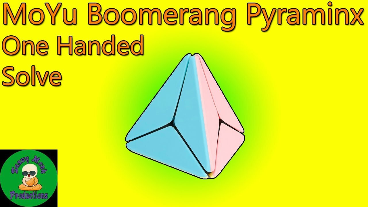 MoYu Boomerang Pyraminx One Handed Solve