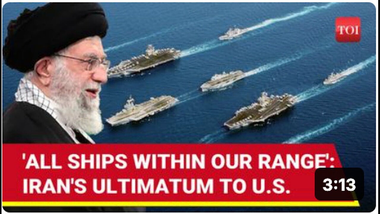 "Iran Threatens to Burn U.S. Bases, Warships over Support for Israel"