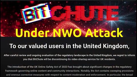 BitChute Social Media Is Under Attack as UK Masonic thUgs Rise their Phoenix