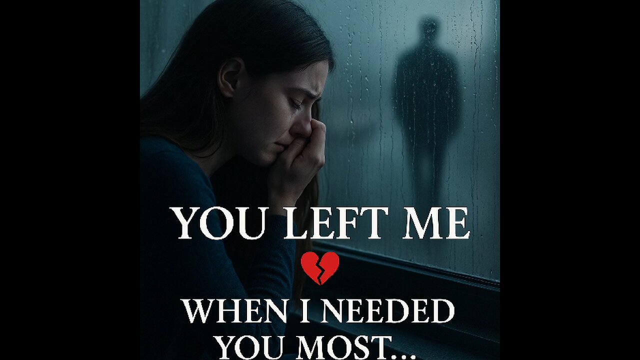 "You Left Me… And I Broke 💔" "She Left When I Needed Her 💔"