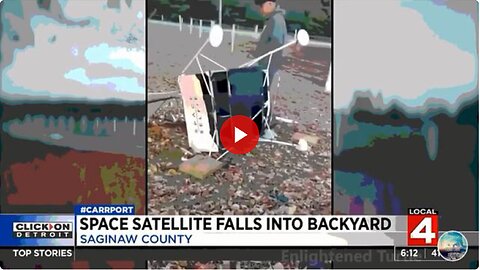 SPACE SATELLITE FALLS INTO BACKYARD !!! NASA / SpaceX Satellites EXPOSED As Low-Earth Satelloons !!!