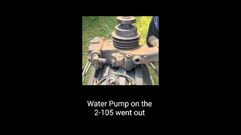 Water Pump failure on white 2-105