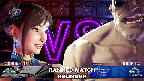 Kuya Kalbo SF6 Ranked Roundup. Chun Li Master Rank [Hori Fight Stick]