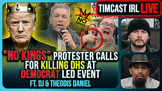 NO KINGS Protester Yells KILL DHS, Liberal Tries KILLING Trump Supporter At His Home | Timcast IRL