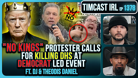 NO KINGS Protester Yells KILL DHS, Liberal Tries KILLING Trump Supporter At His Home | Timcast IRL