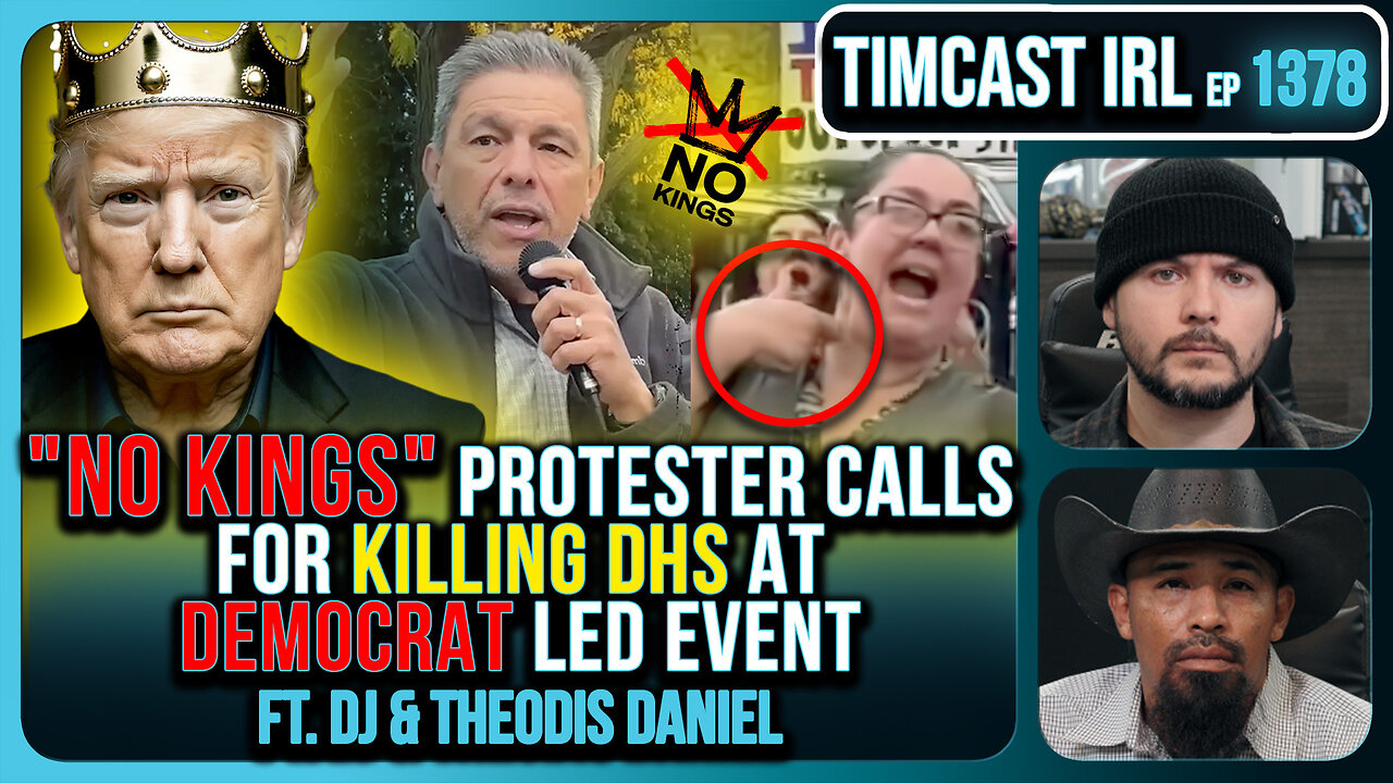 NO KINGS Protester Yells KILL DHS, Liberal Tries KILLING Trump Supporter At His Home | Timcast IRL