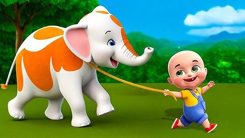 Baby Elephant in The Farm Song New Compilation | Baby Cartoon & Kids Songs