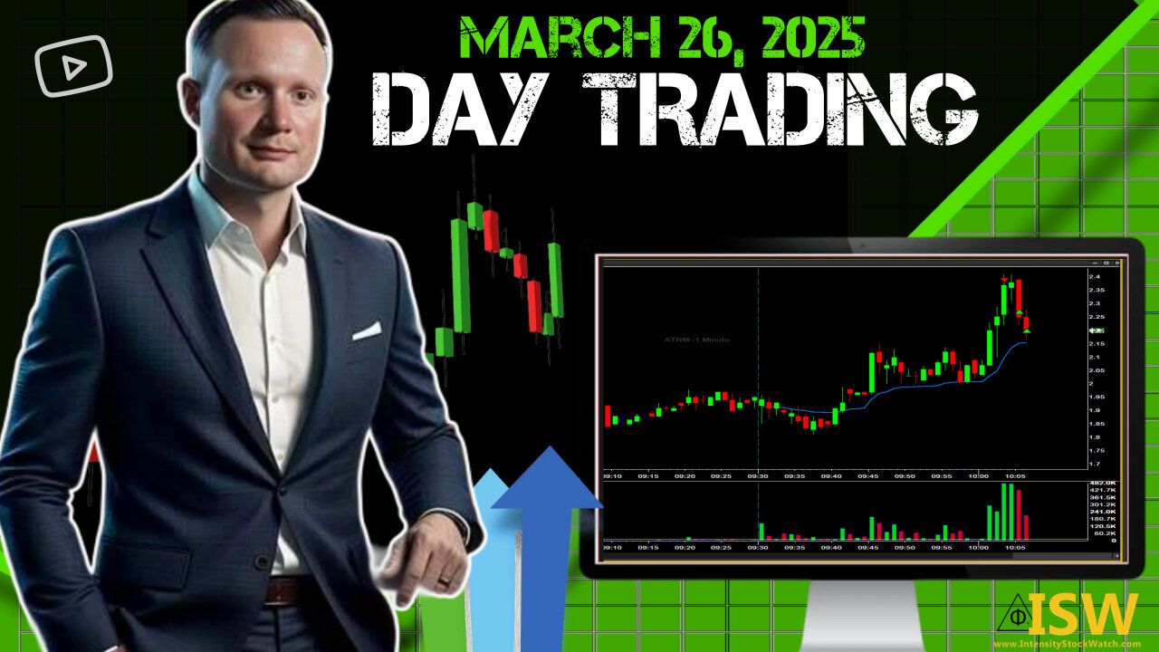 Live Day Trading - $ATNM Pop and Drop