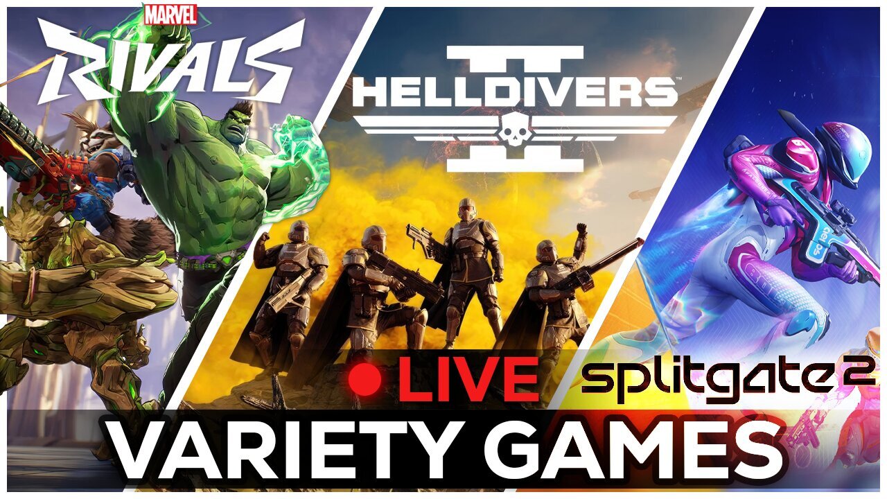 🔴LIVE IN 1440p! - Halo Infinite, Marvel Rivals, Splitgate 2, & Maybe Helldivers 2 - Come Hang Out!
