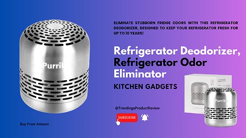 Refrigerator Deodorizer I Refrigerator Odor Eliminator
