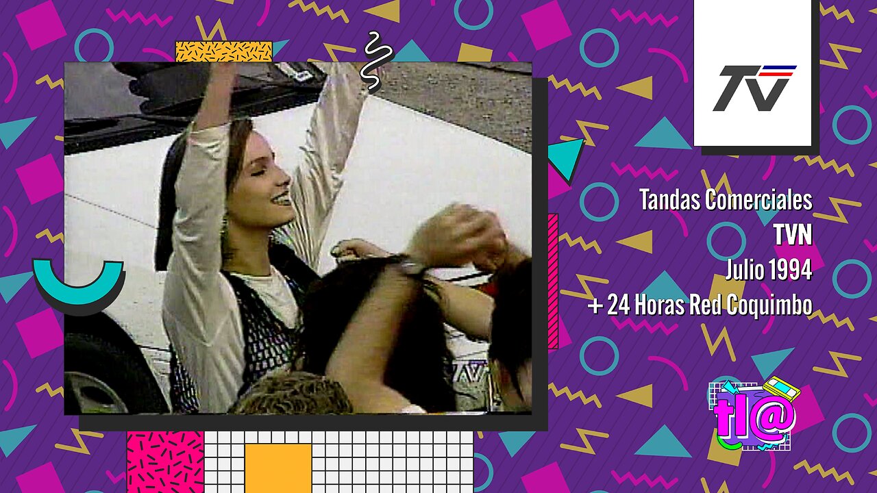 Tandas Comerciales TVN (Julio 1994) + 24 Horas Red Coquimbo