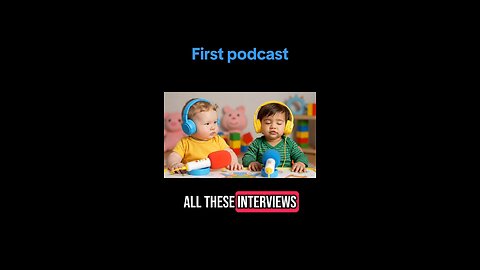 . "Baby’s First Podcast 🎙😂 You Won’t Stop Laughing!"