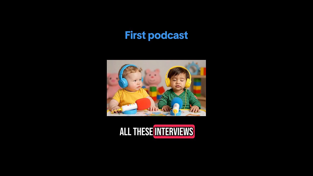 . "Baby’s First Podcast 🎙😂 You Won’t Stop Laughing!"