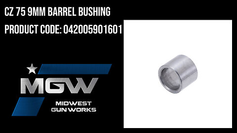 CZ 75 9mm Barrel Bushing - 042005901601