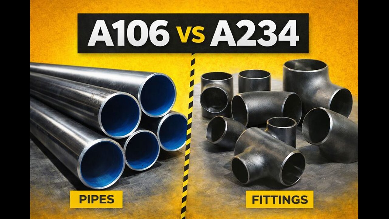 ASTM A106 vs ASTM A234 – Piping Grades Explained