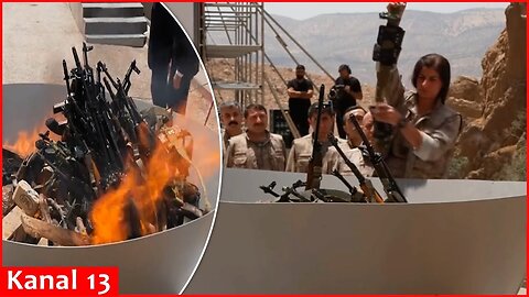 Fighters from PKK begin handing over weapons