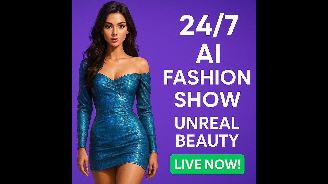 24/7 AI Fashion Show 👗 | Unreal Girls Walking the Runway | Live Now!
