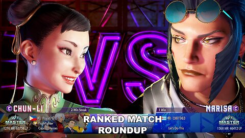Kuya Kalbo SF6 Ranked Match Roundup. Chun Li Master Rank [Hori Fight Stick]