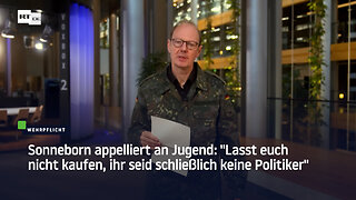 Sonneborn appelliert an Jugend: "Lasst euch nicht kaufen, ihr seid schließlich keine Politiker"