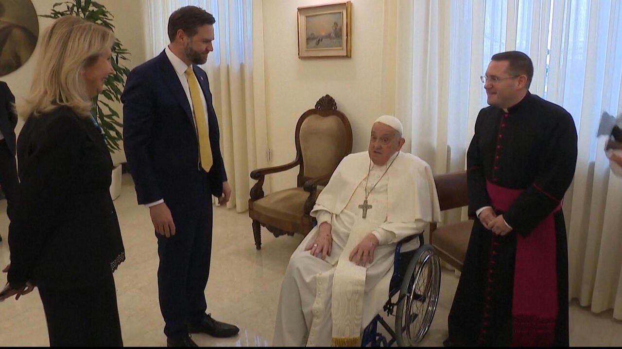 Vice President JD Vance meets with Pope Francis on Easter Sunday