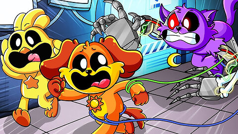 Poppy Playtime Chapter 4 -- CATNAP ROBOT REVENGE ON SMILING CRITTERS-! Carton Animation