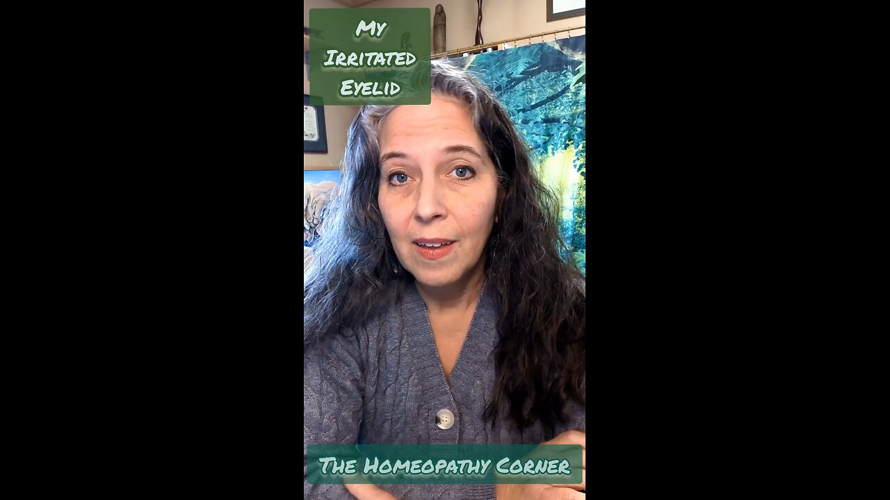 Episode 8 of the Homeopathy Corner: AntArs for my itchy eyelid