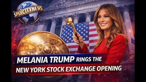 LIVE: Flotus Melania Trump rings the New York Stock Exchange opening bell #USA #Stocks #NYSE