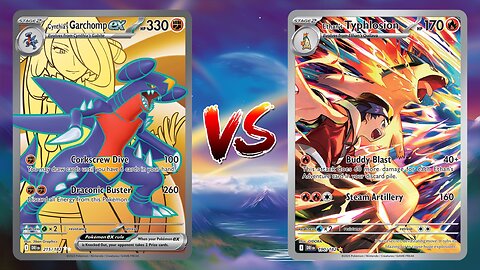 Pokemon TCG Live Cynthia's Garchomp EX Roserade VS Ethan's Typhlosion!!