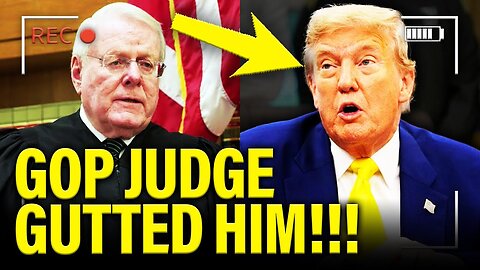 Trump SHOCKED as RIGHT WING Judge SHREDS HIM