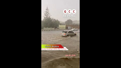 #SaudiArabia #flood #Abha #Asir #rainstorm #disaster #destruction #anomaly #weather #climatechange