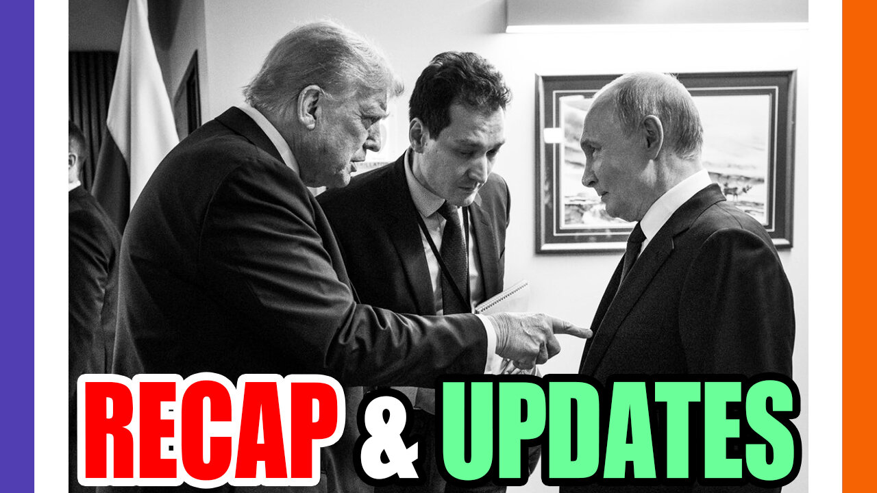 🔴LIVE: Alaska Peace Summit Recap, Peace Deal UPDATES, Gerrymandering UPDATES 🟠⚪🟣