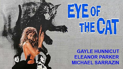 EYE OF THE CAT 1969 Nephew Robs Rich Aunt Who has 100 Cats UNCUT THEATRICAL VERSION HD & W/S