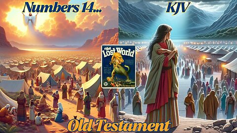 Audio Bible, Alexander Scourby Narrates! Numbers 14... Onwards. KJV. The Lost World 1925.