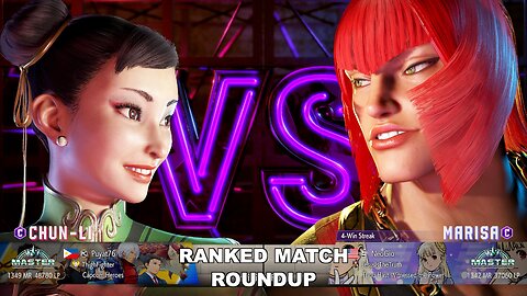 Kuya Kalbo SF6 Ranked Match Roundup. Chun Li Master Rank [Hori Fight Stick]
