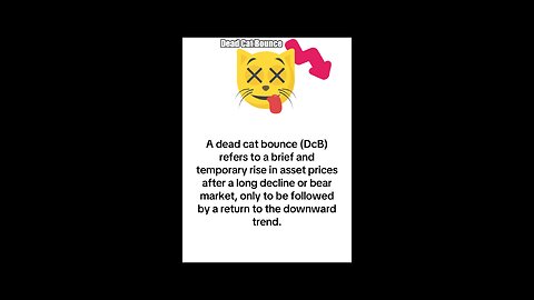What is Dead Cat Bounce?