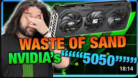 🚨 NVIDIA’s $250 RTX "5050" is a TOTAL SCAM 💸 | Waste of Sand & Hype