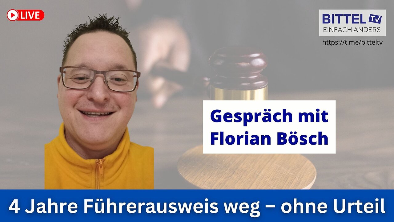 4 Jahre Führerausweis weg - ohne Urteil - Gespräch mit Florian Bösch - 5.12.2025