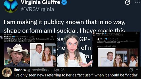 i don't believe Virginia Giuffre offed herself