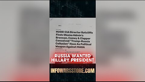 Alex Jones & General Flynn: Russia Wanted Hillary Clinton Elected President - 7/3/25