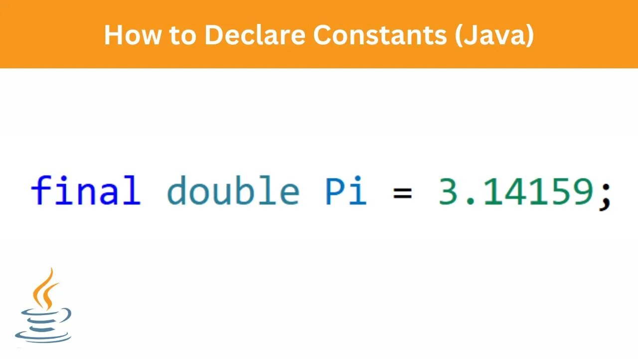 How to Declare Constants in Java | Java