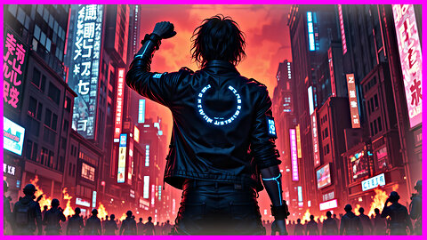 UPLINK REBELLION – Cyberpunk 80s Darkwave | No Copyright Synth Music for Videos & Games
